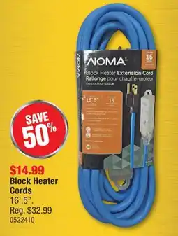 PartSource Certified Block Heater Cords offer