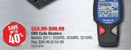 PartSource Innova OBD Code Readers offer