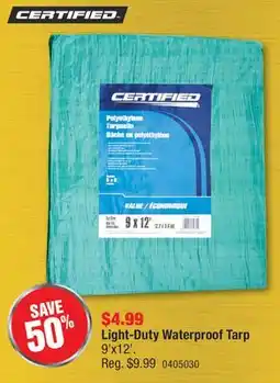 PartSource Certified Light-Duty Waterproof Tarp offer
