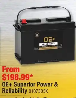 PartSource Pro Series OE OE + Superior Power & Reliability offer