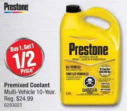 PartSource Prestone Premixed Coolant offer