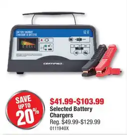 PartSource Certified Selected Certified Battery Chargers offer