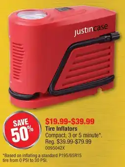 PartSource Tire Inflators offer