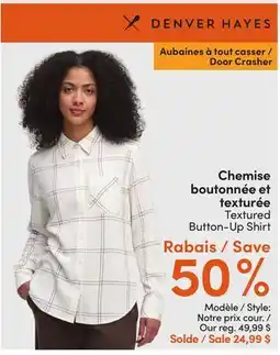 L'équipeur Chemise boutonnée et texturée offer