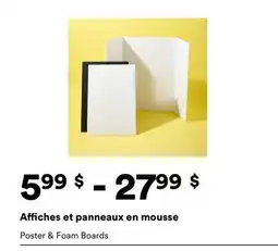 Michaels Affiches et panneaux en mousse offer