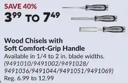 Princess Auto Wood Chisels with Soft Comfort-Grip Handle offer