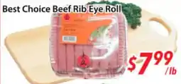 Ample Food Market Best Choice Beef Rib Eye Roll offer