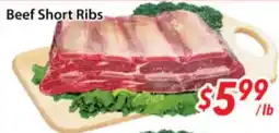 Ample Food Market Beef Short Ribs offer