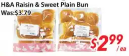 Ample Food Market H&A Raisin & Sweet Plain Bun offer