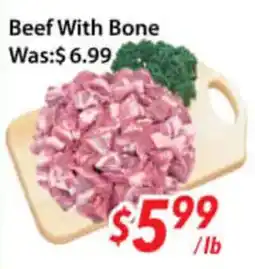 Ample Food Market Beef With Bone offer