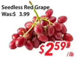 Ample Food Market Seedless Red Grape offer