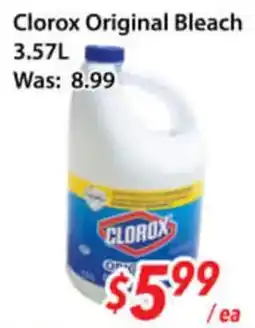 Ample Food Market Clorox original bleach offer