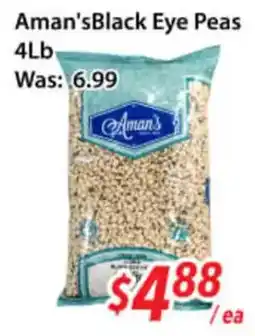 Ample Food Market Aman's black eye peas offer