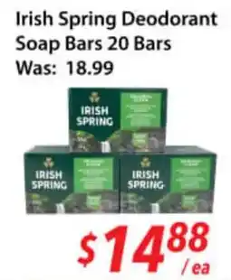 Ample Food Market Irish spring deodorant soap bars offer