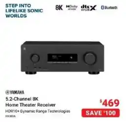 Visions Electronics Yamaha 5.2-Channel 8K Home Theater Receiver offer