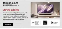 Visions Electronics Samsung OLED S95H Series 4K Smart TV offer