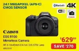 Visions Electronics Canon EOS R100 Mirrorless Camera offer