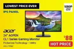 Visions Electronics Acer 24" Aopen CL1 Series Gaming Monitor offer