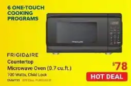 Visions Electronics Frigidaire countertop microwave oven offer