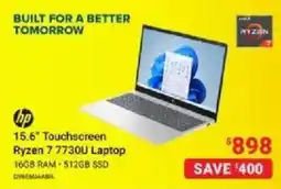 Visions Electronics hp 15.6" Touchscreen Ryzen 7 7730U Laptop offer