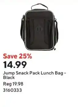 Staples Jump Snack Pack Lunch Bag offer