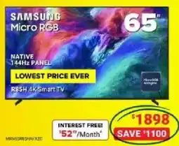 Visions Electronics Samsung R85H 4K Smart TV offer
