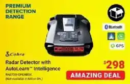 Visions Electronics Cobra radar detector with autolearn intelligence offer