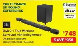 Visions Electronics JBL BAR 9.1 True Wireless Surround with Dolby Atmos offer