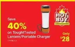 Visions Electronics ToughtTested Lantern/Portable Charger offer