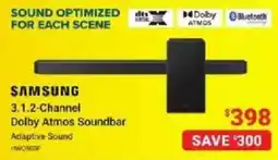 Visions Electronics Samsung 3.1.2-Channel Dolby Atmos Soundbar offer