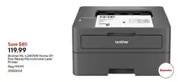 Staples Brother HL-L2405W Home Office-Ready Monochrome Laser Printer offer