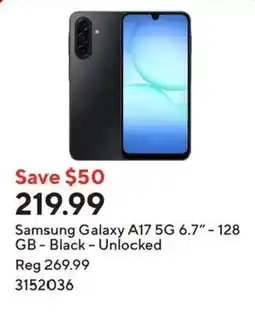 Staples Samsung Galaxy A17 5G offer