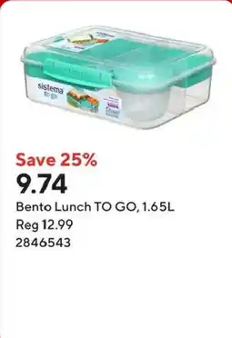 Staples sistema bento lunch to go offer