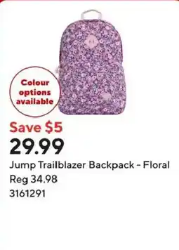 Staples Jump Trailblazer Backpack - Floral offer