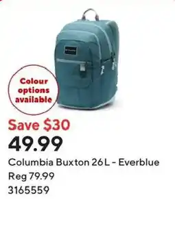 Staples Columbia Buxton 26L offer