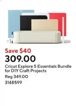 Staples Cricut Explore 5 Essentials Bundle offer
