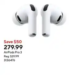 Staples Apple AirPods Pro 3 offer