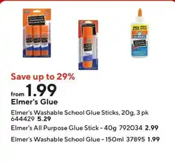 Staples Elmer's Glue offer