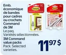 Walmart 3M Command value packs offer