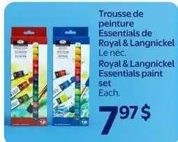 Walmart Royal & Langnickel Essentials paint set offer