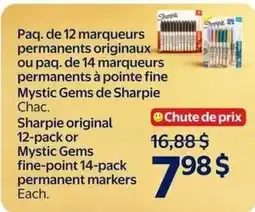 Walmart Sharpie permanent markers offer