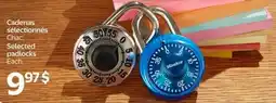 Walmart Selected padlocks offer