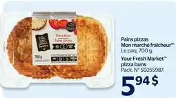 Walmart Your Fresh Market pizza buns offer