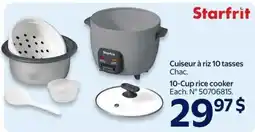 Walmart Starfrit 10-cup rice cooker offer