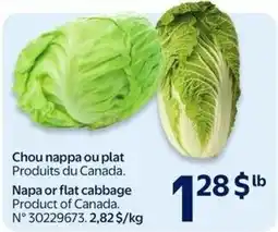 Walmart Napa or flat cabbage offer