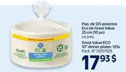 Walmart Great Value eco dinner plates offer