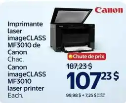 Walmart Canon imageCLASS MF3010 laser printer offer
