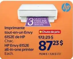 Walmart hp envy 6152e all-in-one printer offer