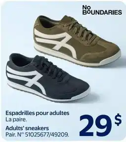 Walmart No Boundaries Espadrilles pour adultes offer