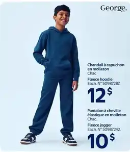 Walmart George fleece hoodie offer